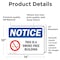 Signmission This Is A Smoke Free Building OSHA Notice Sign, Vinyl Decal, 14in W x 10in L, 2PK OS-2PACK-NS-D-1014-L-16687 - alternate 3